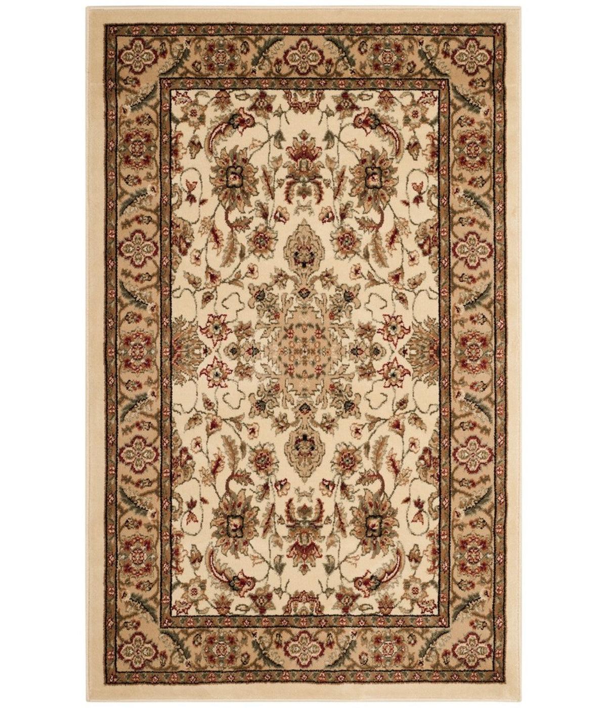  Safavieh Lyndhurst 211 Ivory/Tan Rug - Ivory/Tan - Bonton