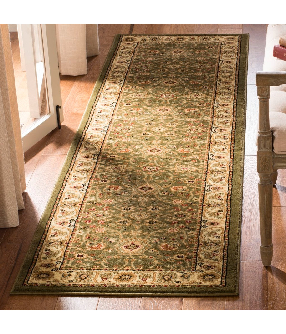  Safavieh Lyndhurst 212 Sage/Ivory Rug - Sage/Ivory - Bonton