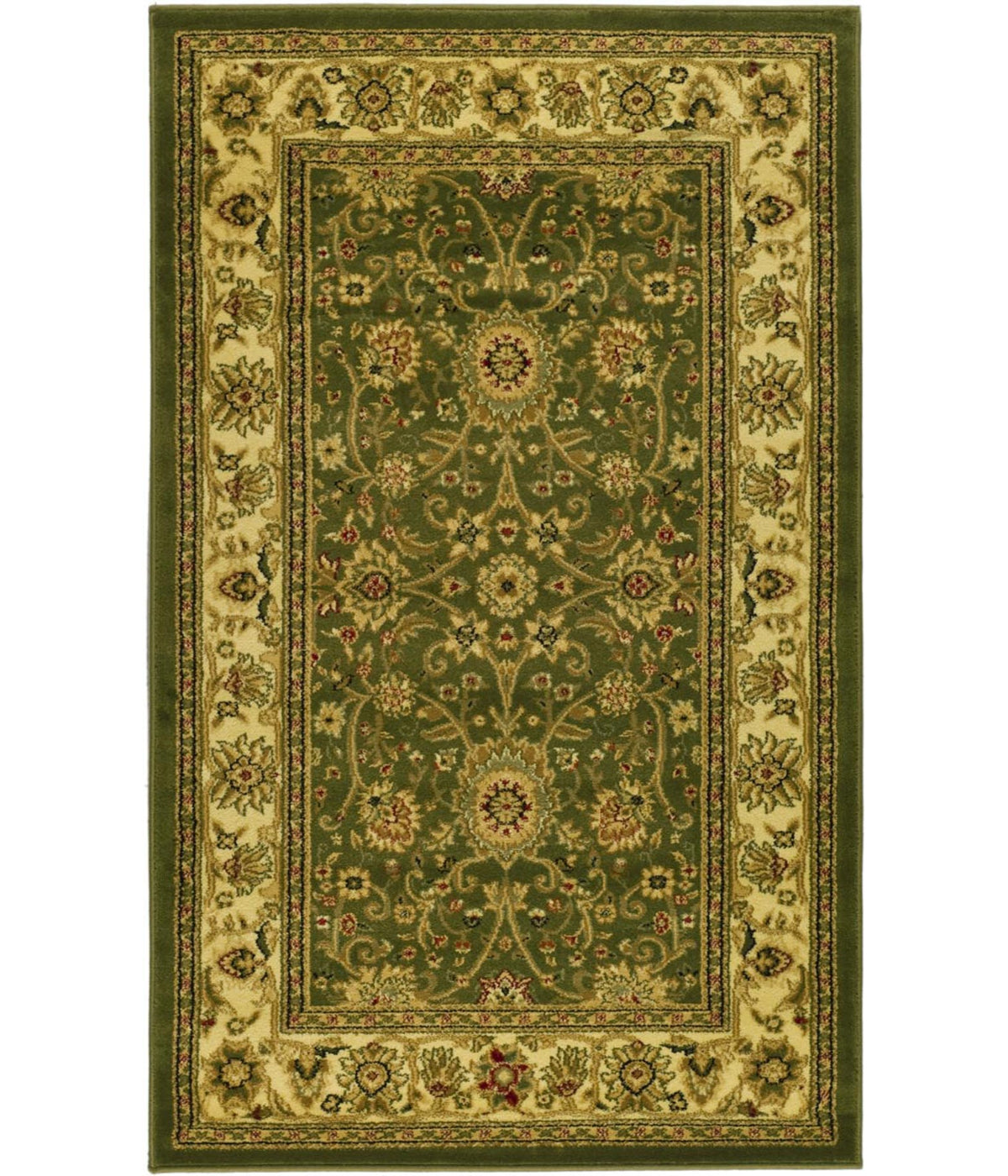  Safavieh Lyndhurst 212 Sage/Ivory Rug - Sage/Ivory - Bonton