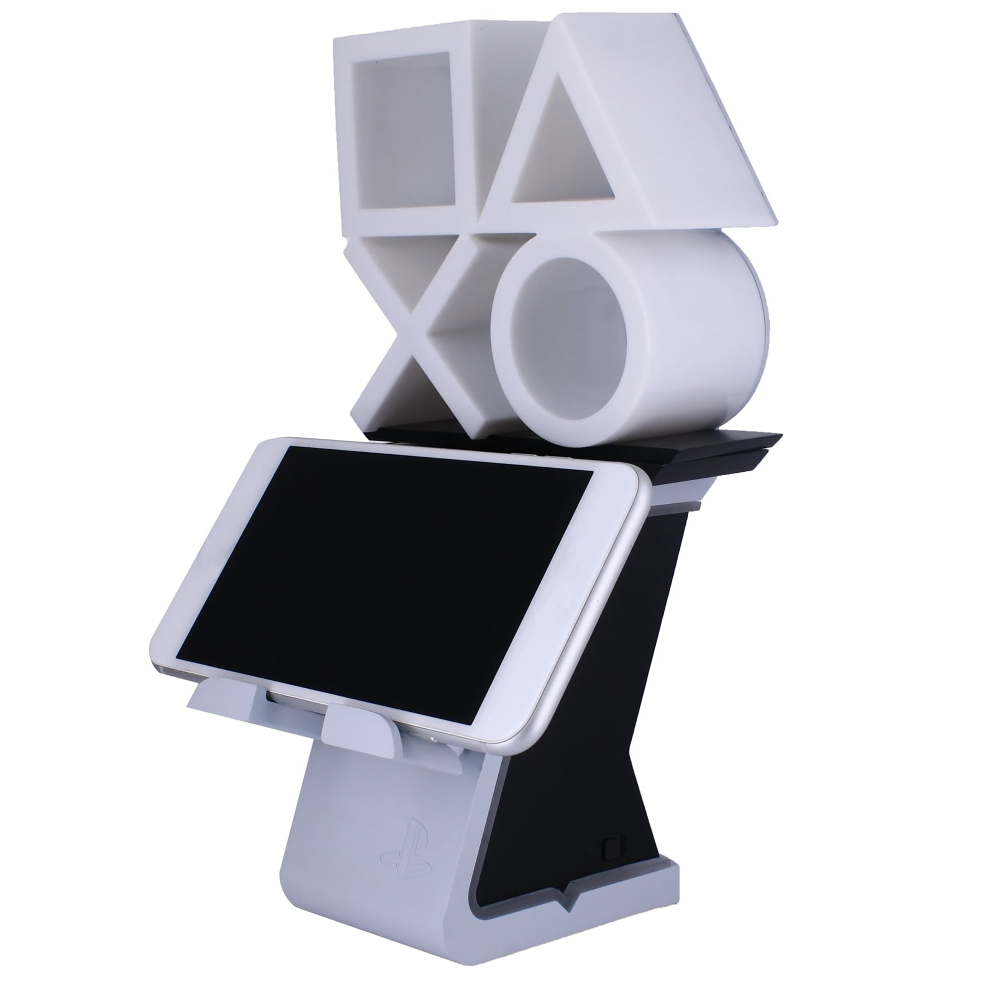  Exquisite Gaming LED IKONS PlayStation Logo Charging Phone & Controller Stand - Multi - Bonton