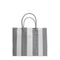 Small Silver Stripe Tote Bag