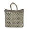 Medium Black Beige Aztec Tote Bag