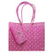 Travel Pink Aztec Tote Bag With Clutch