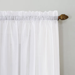 Circe Voile Sheer Rod Pocket Curtain Panel