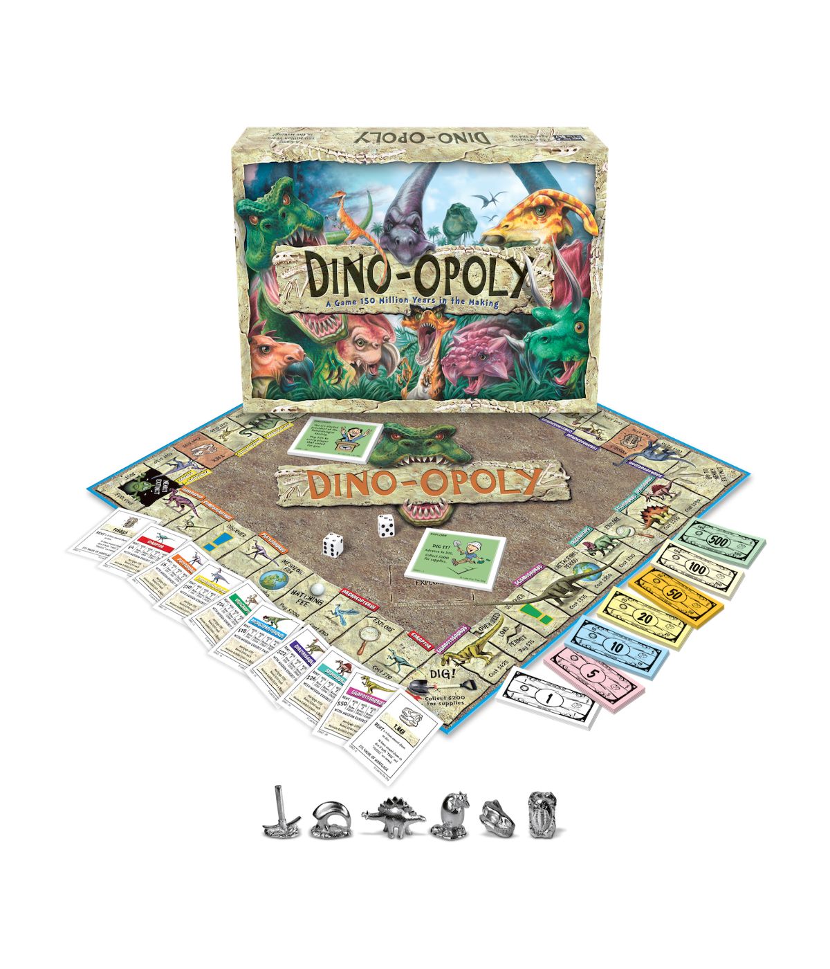  Dino-opoly Game Multi - Multi - Bonton