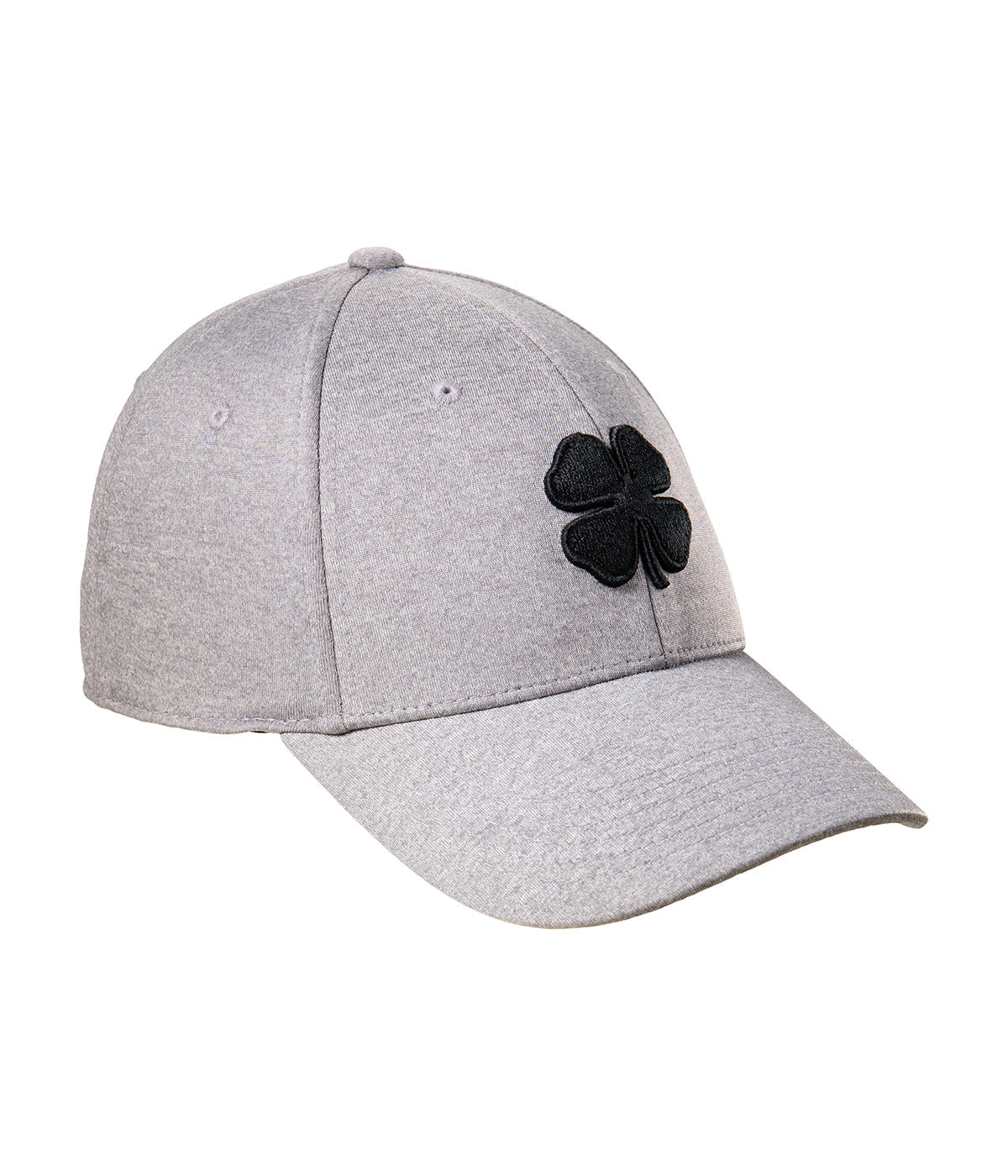  Black Clover Enterprises LLC Lucky Heather Silver Fitted Hat - Heather Silver / Black Clover - Bonton