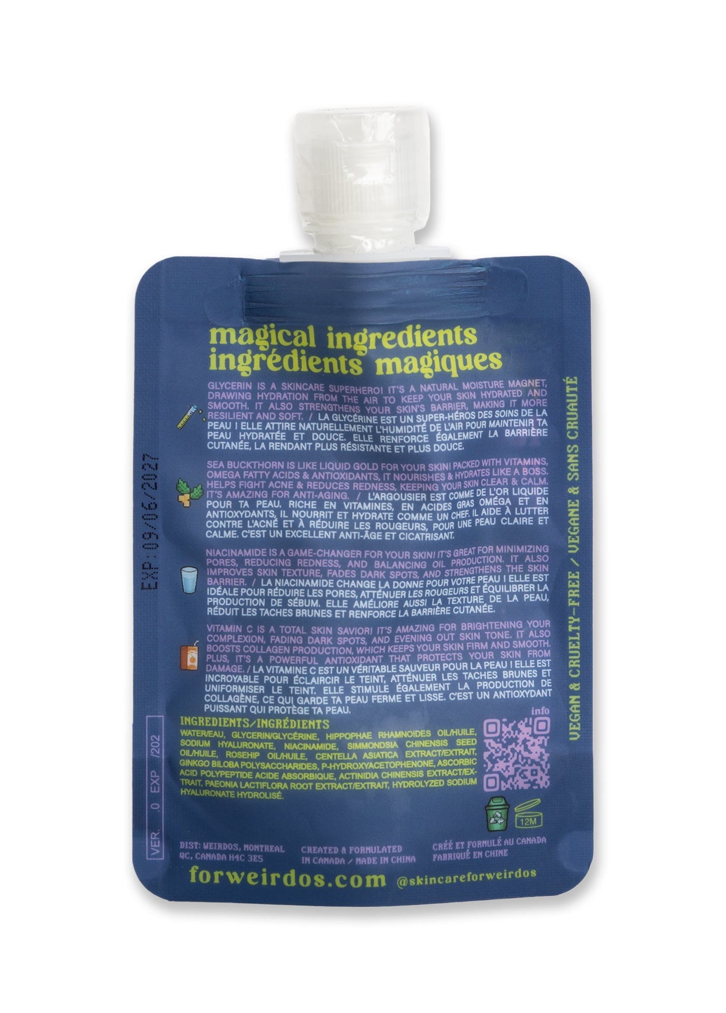  Skincare for Weirdos lunar milk moisturizer by Skincare for Weirdos - Default Title - Bonton