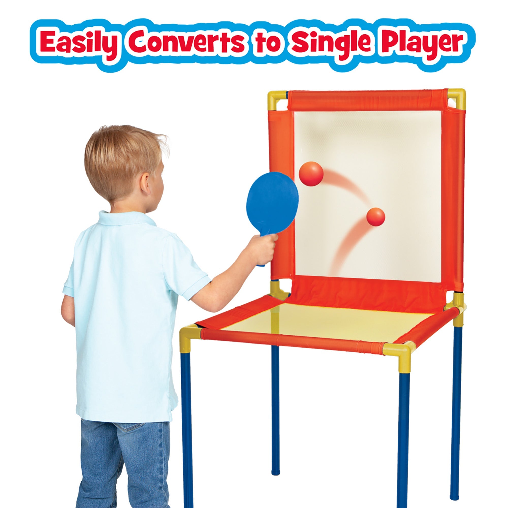  Better Sourcing Little Tikes Easy Score Rebound Tennis Ping Pong Game w/ 2 Paddles & 2 Balls - Multi - Bonton