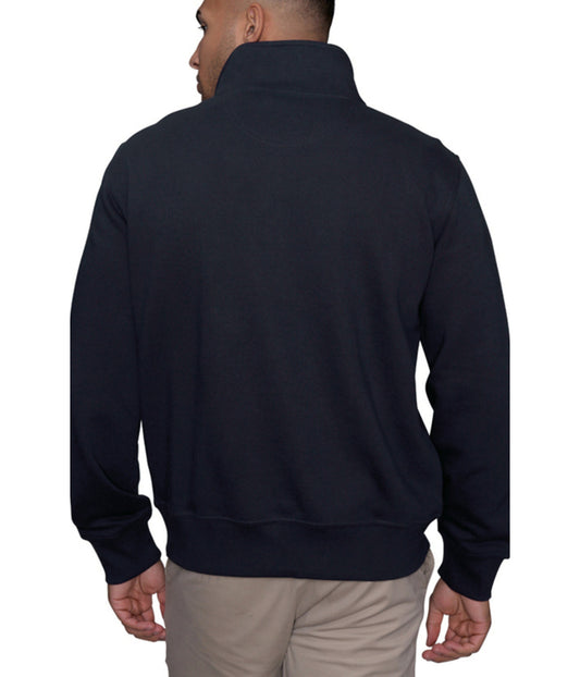 Quarter Zip Luxe Fleece Pullover Black