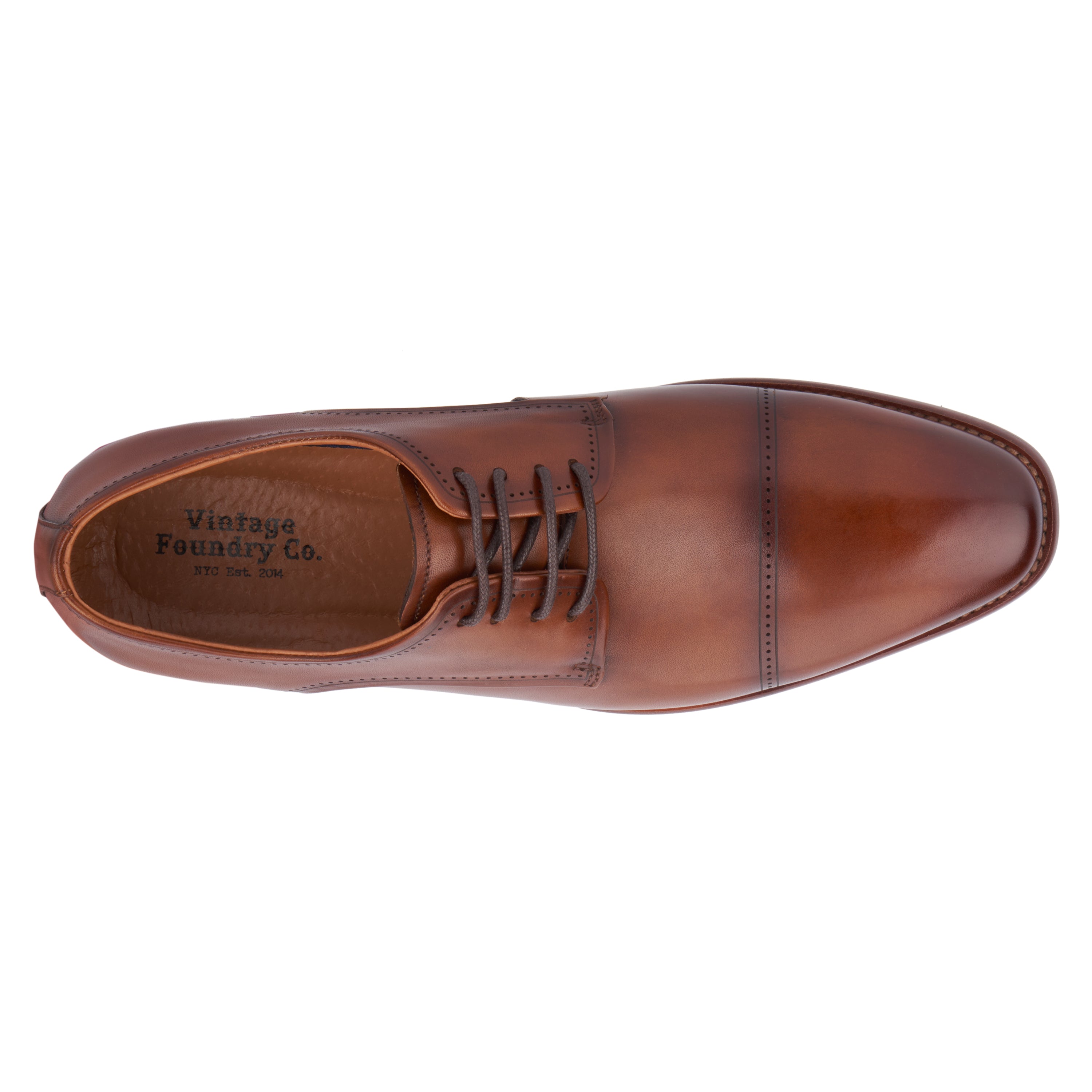  Vintage Foundry Co. Men's Brent Oxford Dress Shoe - Brown - Bonton