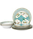  Noritake Lodi's Morning 12 Piece Set, Service for 4 - Multi - Bonton