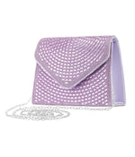 Coda Crystal Embellished Crossbody Bag Royal Lilac