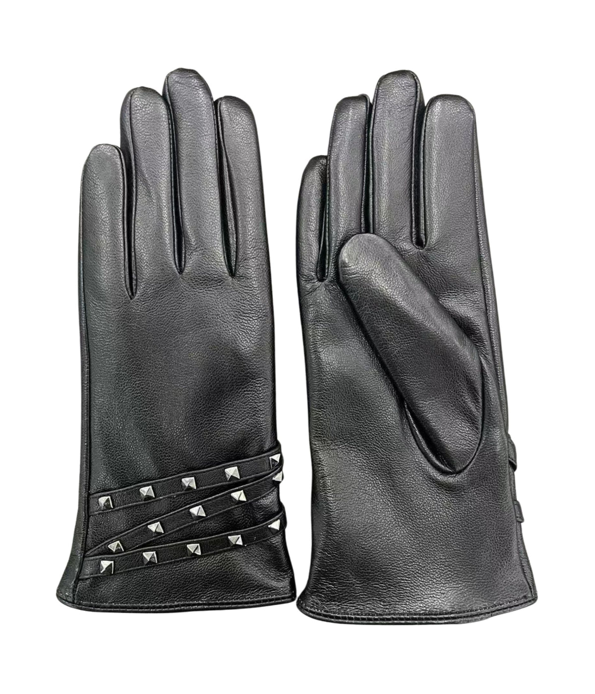  Genuine Leather Glove 3 - Black - Bonton