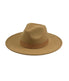  Wool Blend Panama Hat 2 - Camel - Bonton