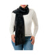  Eyelash Scarf - Black - Bonton