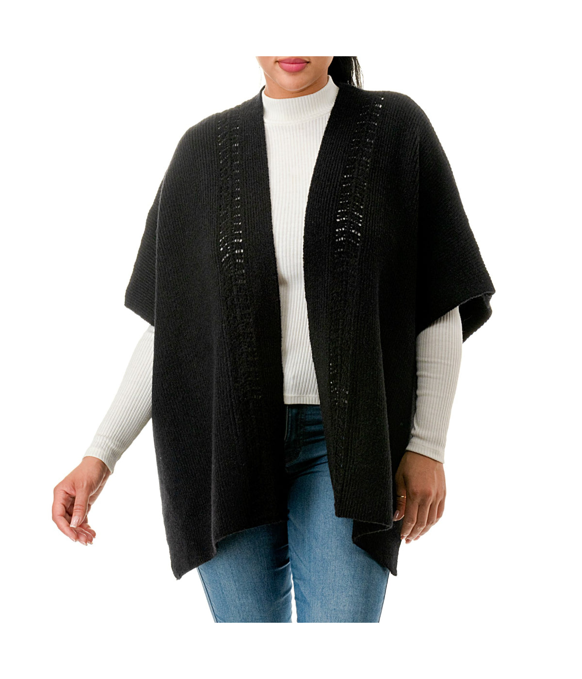  Knit Topper - Black - Bonton