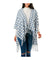 Houndstooth Hooded Poncho