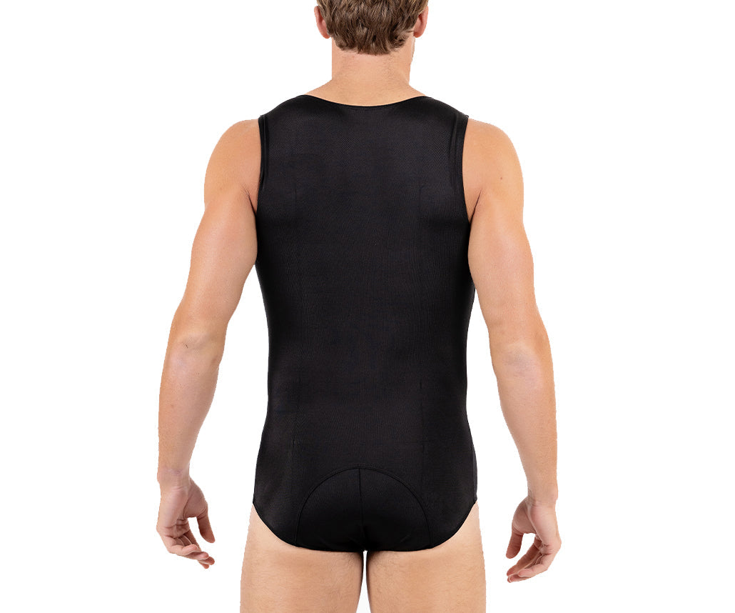  InstantFigure Insta Slim I.S.Pro USA Compression Tank Bodysuit MB2006 - Black - Bonton