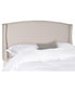  Safavieh Austin Winged Headboard Taupe - Taupe - Bonton