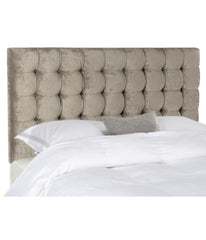 Lamar Tufted Velvet Headboard Greige