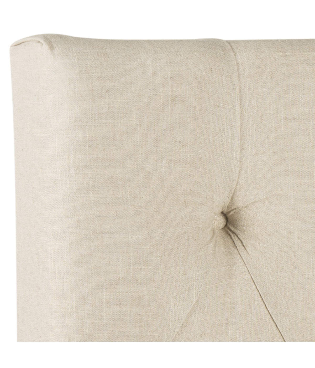  Safavieh Axel Tufted Linen Headboard Hemp - Hemp - Bonton