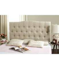 Axel Tufted Linen Headboard Hemp