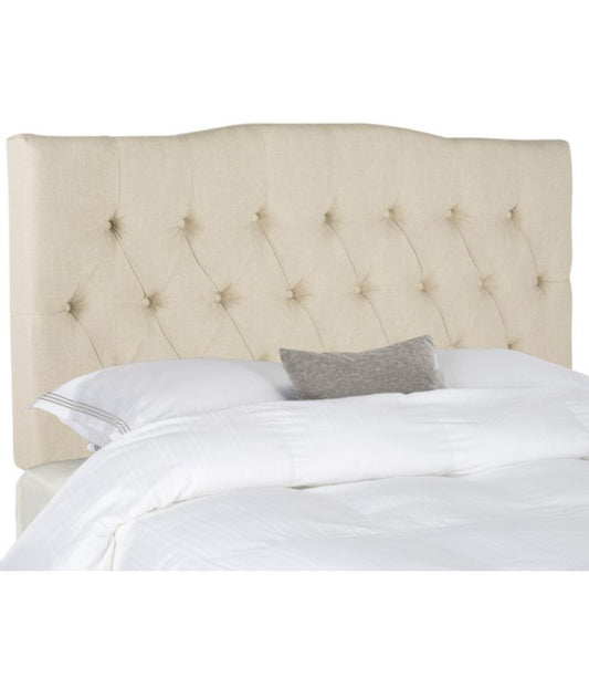 Axel Tufted Linen Headboard Hemp