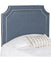 Dane Denim Headboard Navy & White