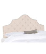Arebelle Tufted Linen Headboard Taupe