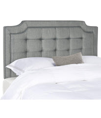 Sapphire Tuffed Linen Headboard Grey