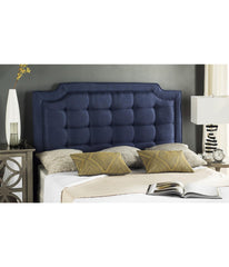 Sapphire Tuffed Linen Headboard Navy