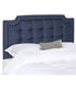  Safavieh Sapphire Tuffed Linen Headboard Navy - Navy - Bonton