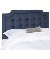 Sapphire Tuffed Linen Headboard Navy