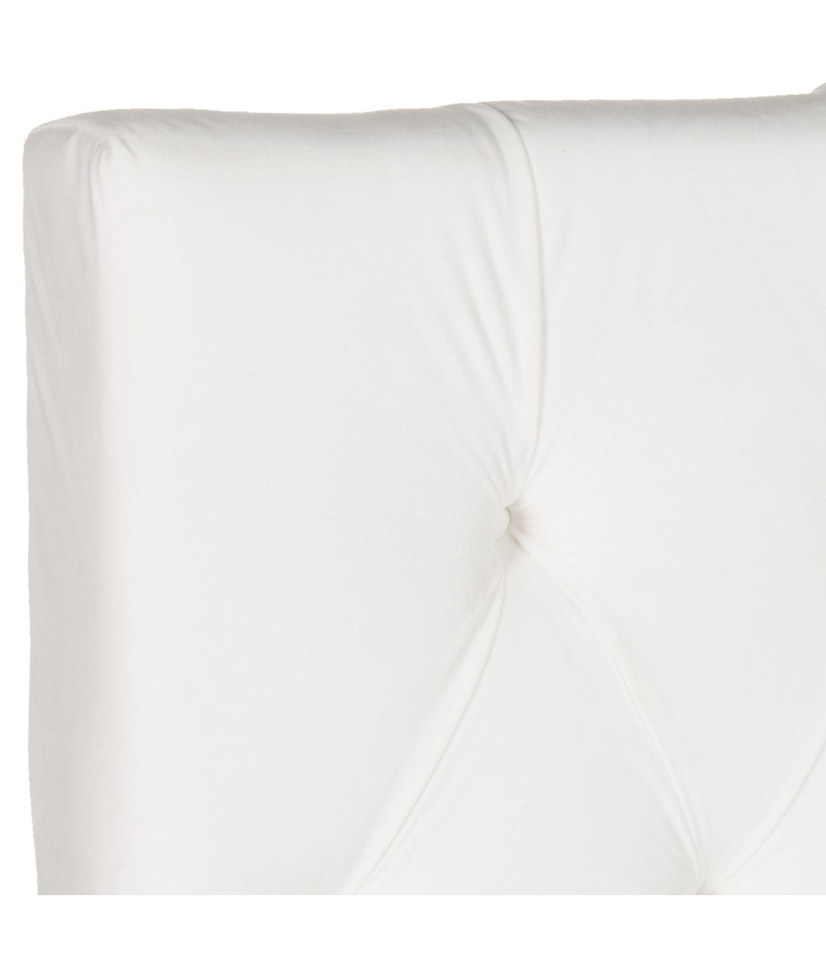  Safavieh Axel Tufted Headboard White - White - Bonton