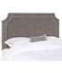  Safavieh Dane Denim Headboard Charcoal & True Taupe - Charcoal & True Taupe - Bonton