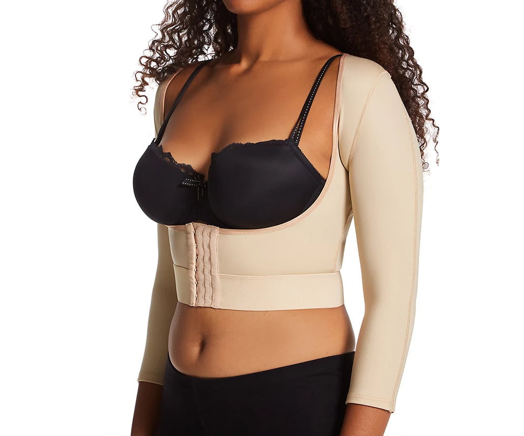  InstantFigure InstantRecoveryMD Compression Shapewear Underbust Crop Top MD208 - Black - Bonton