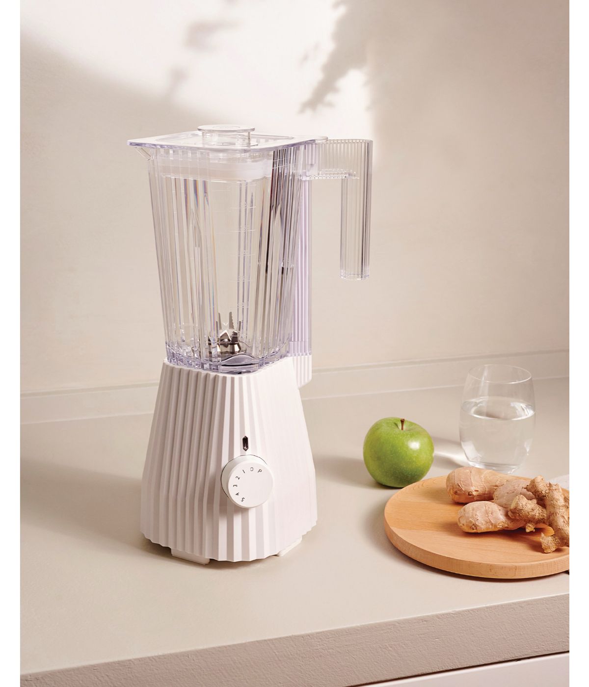  Alessi Plisse Blender - White - Bonton