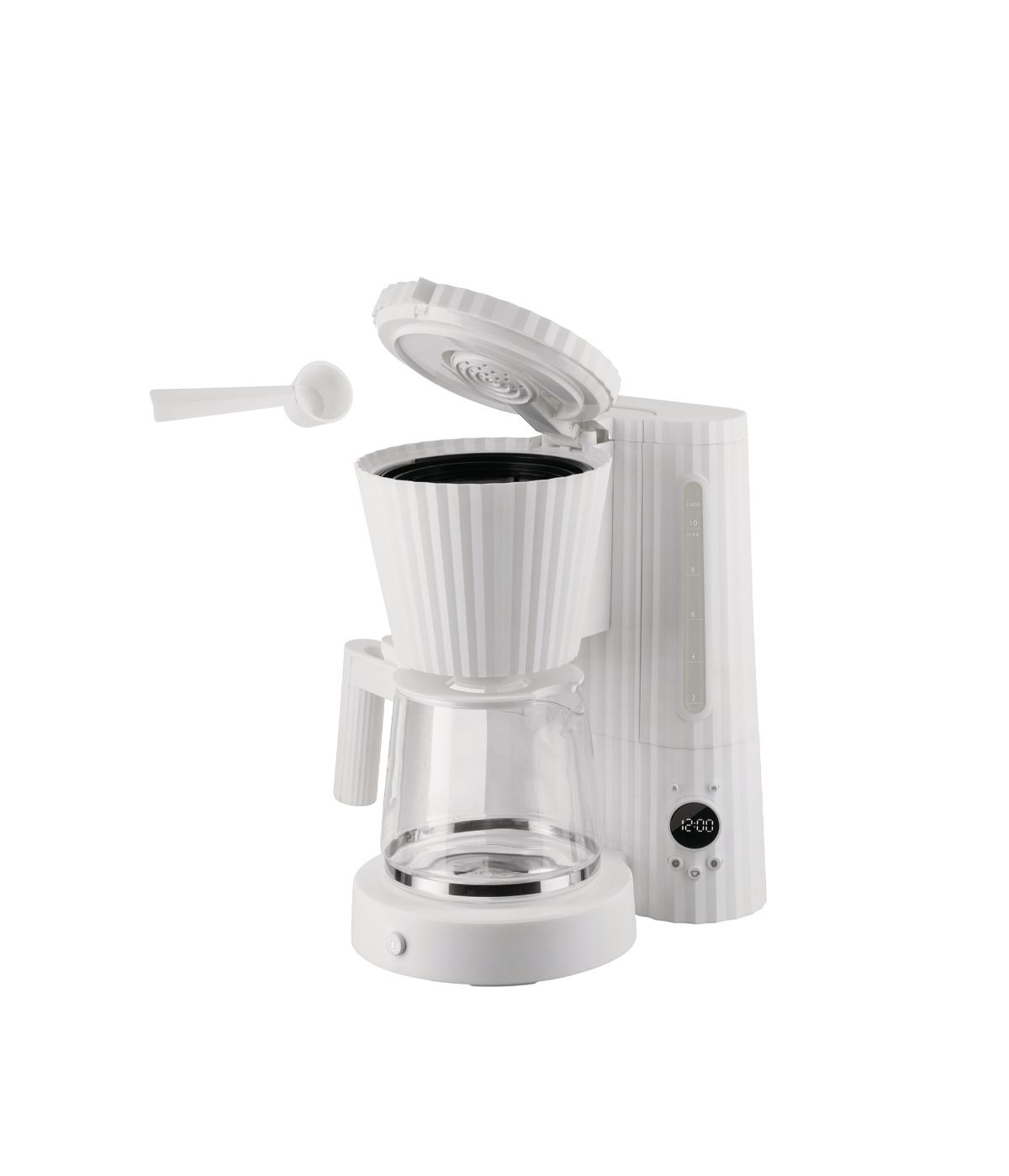  Alessi Plisse Drip Coffee Maker - White - Bonton