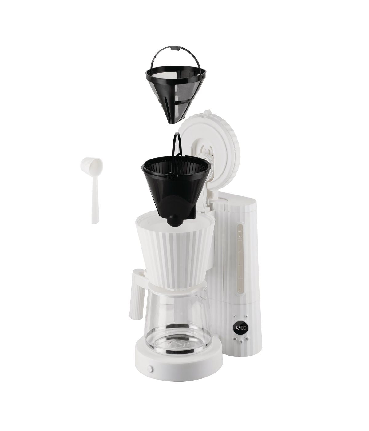  Alessi Plisse Drip Coffee Maker - White - Bonton