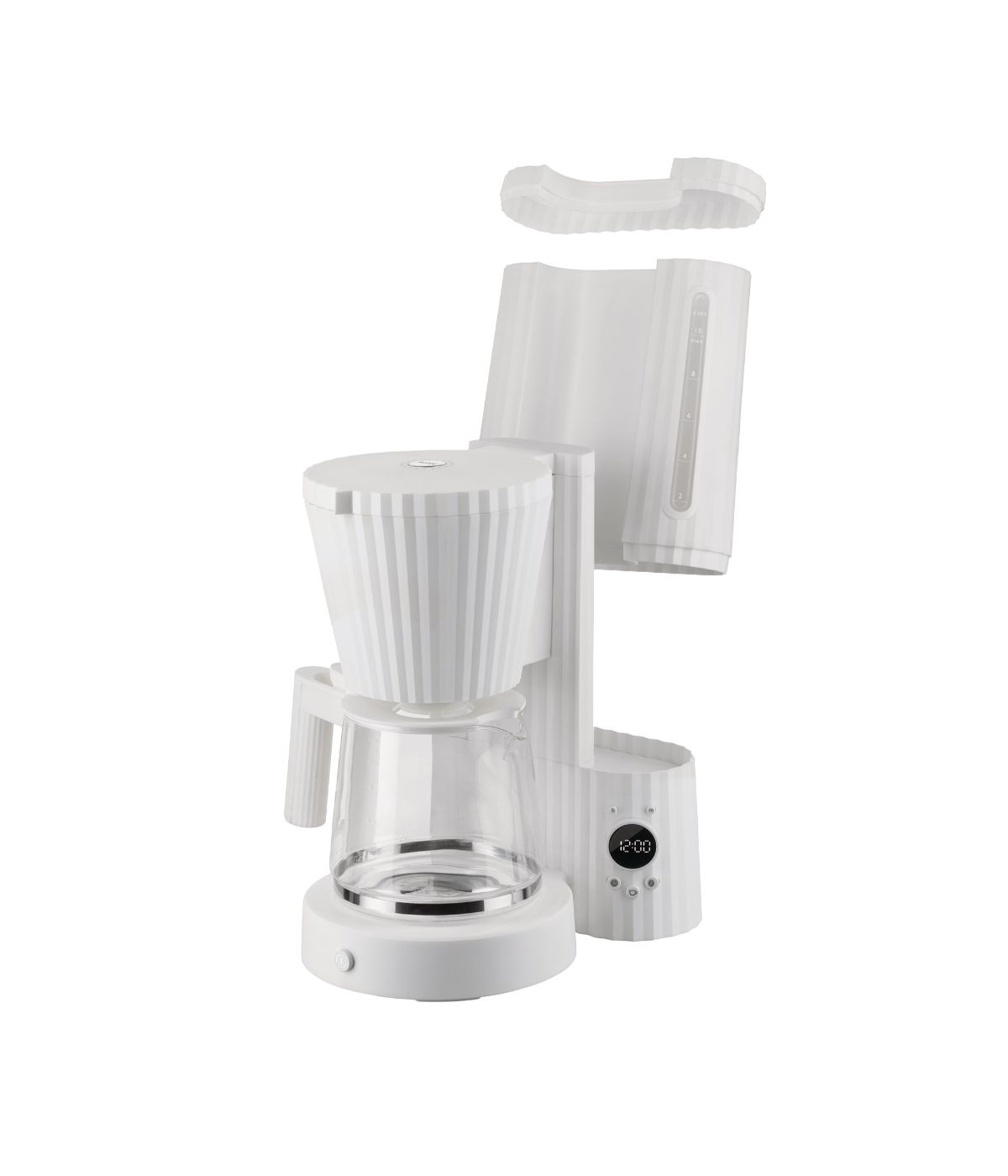  Alessi Plisse Drip Coffee Maker - White - Bonton