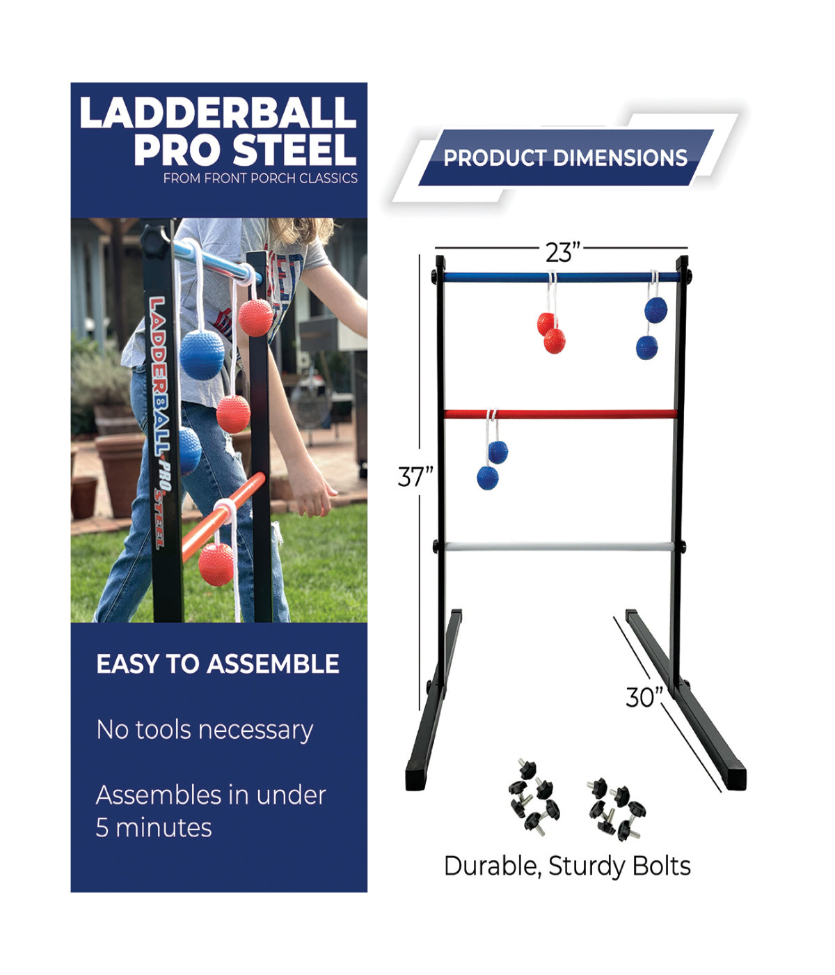  LadderBall PRO STEEL Multi - Multi - Bonton