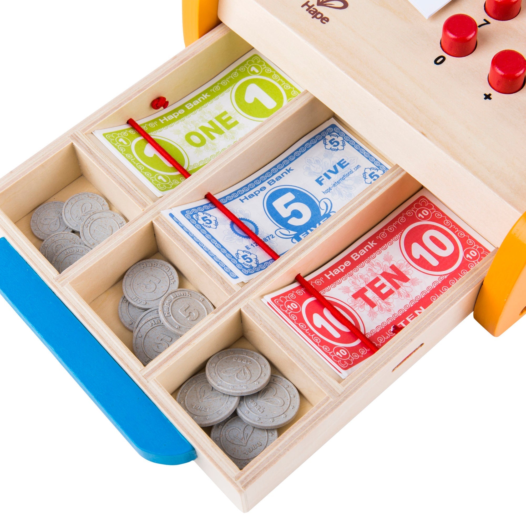 Hape Checkout Register Kid's Wooden Pretend Play Set