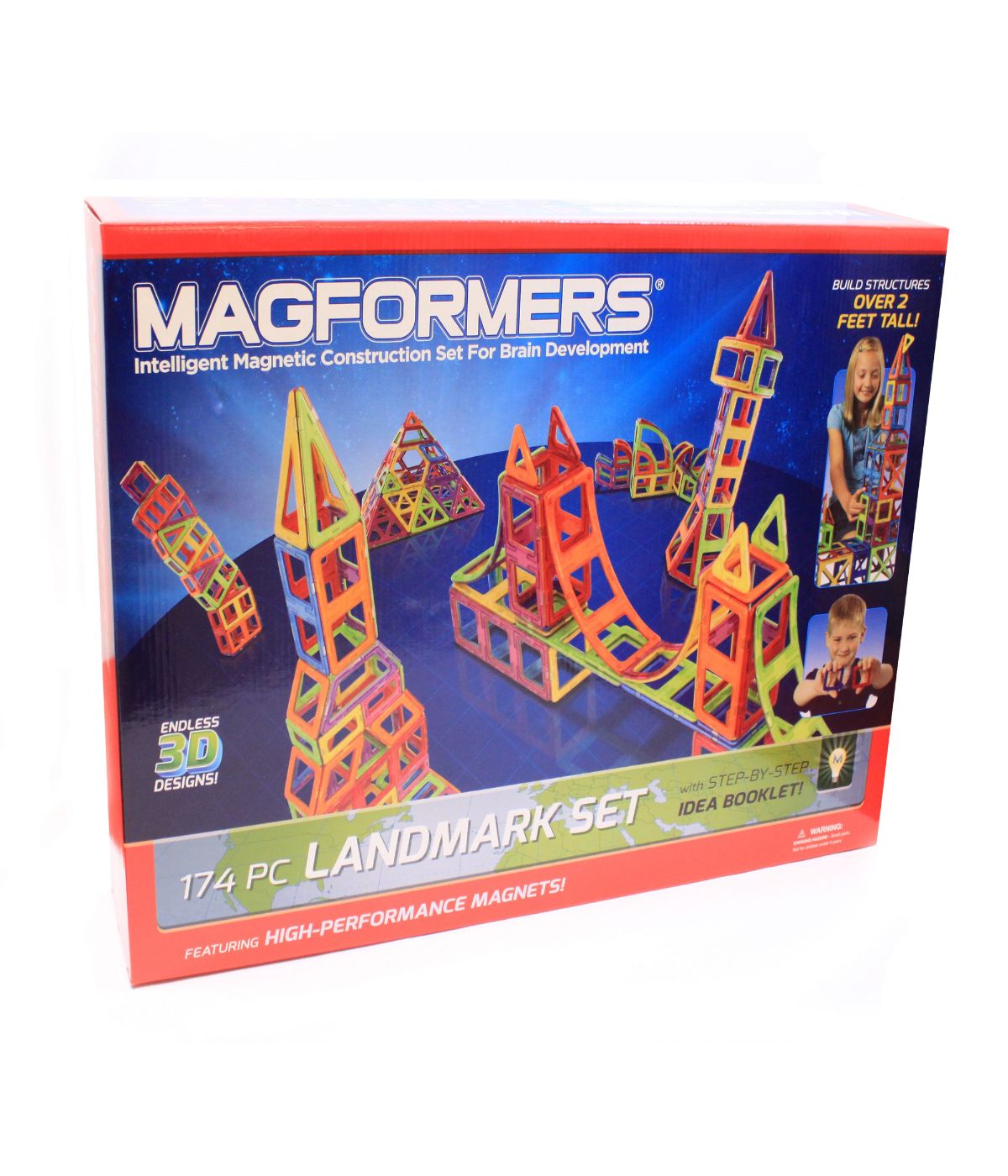  Magformers Landmark Set: 174 Pcs Multi - Multi - Bonton