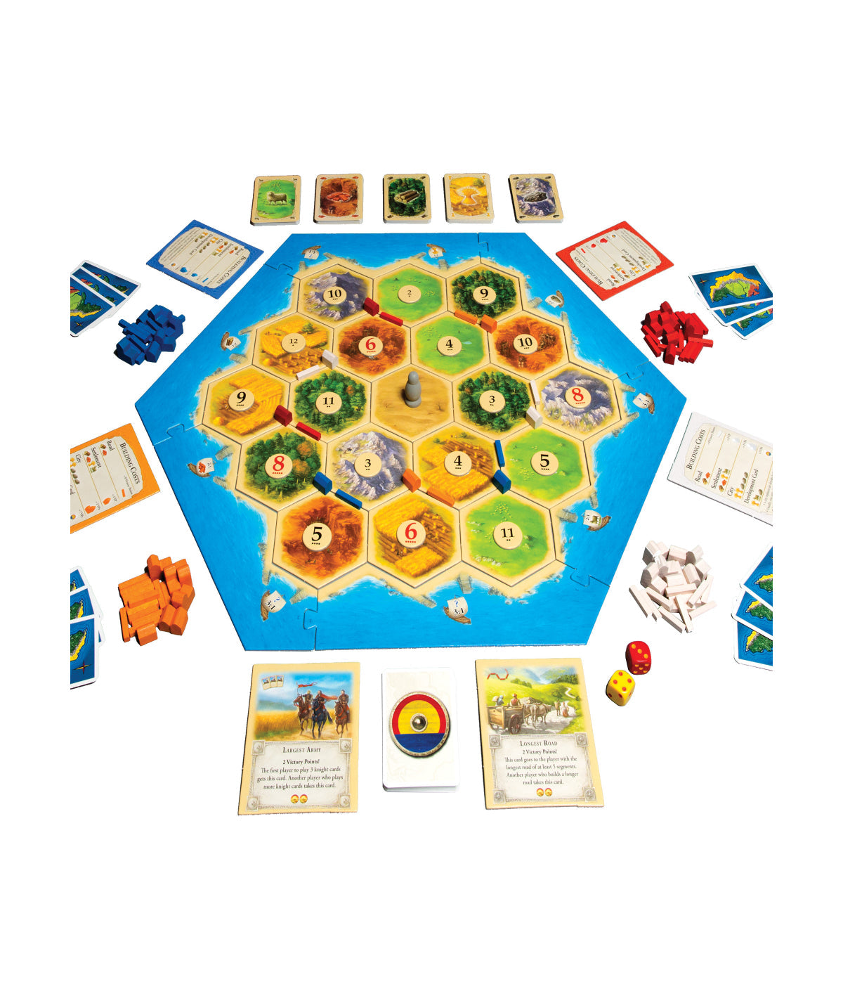  Settlers of Catan Board Game: 5th Edition Multi - Multi - Bonton