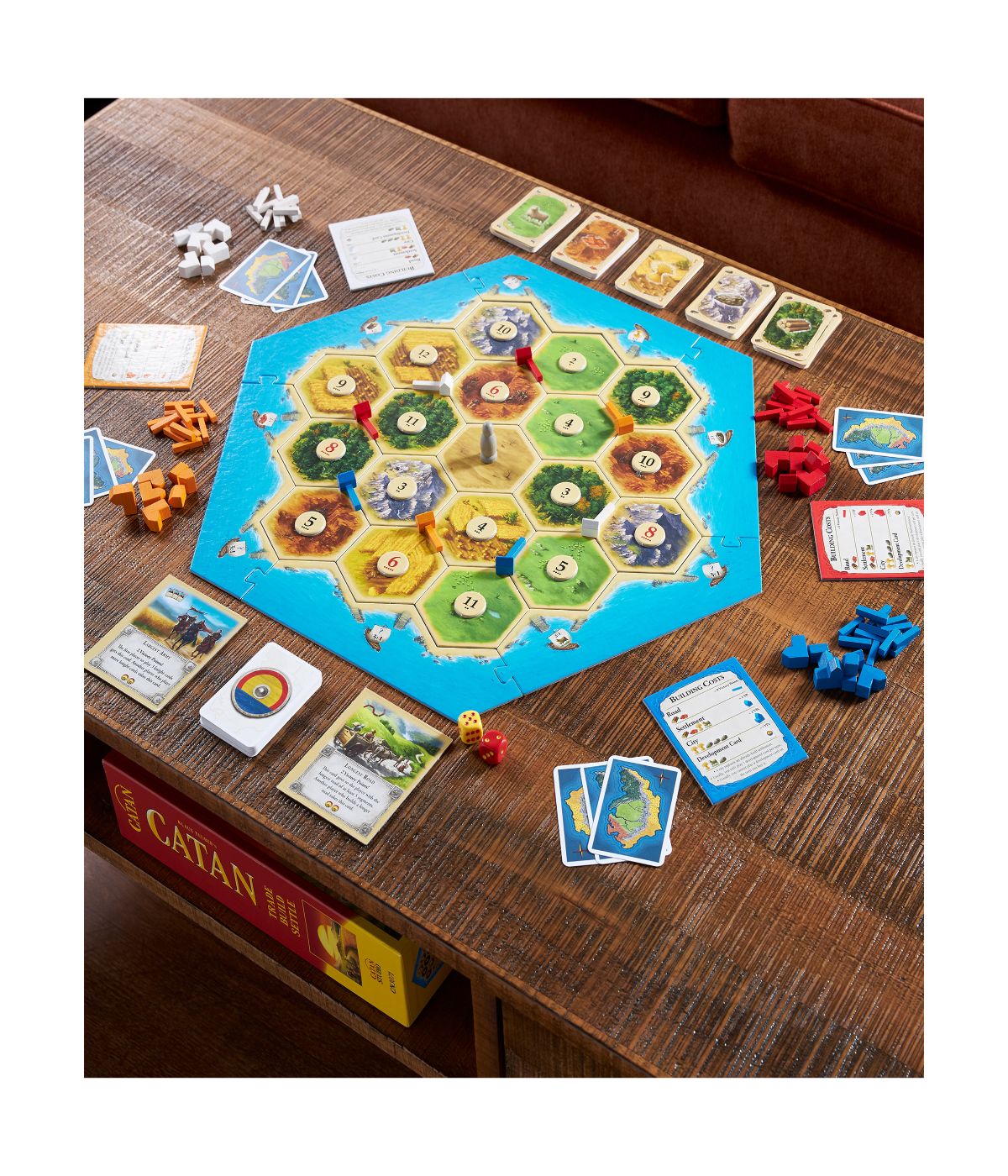  Settlers of Catan Board Game: 5th Edition Multi - Multi - Bonton