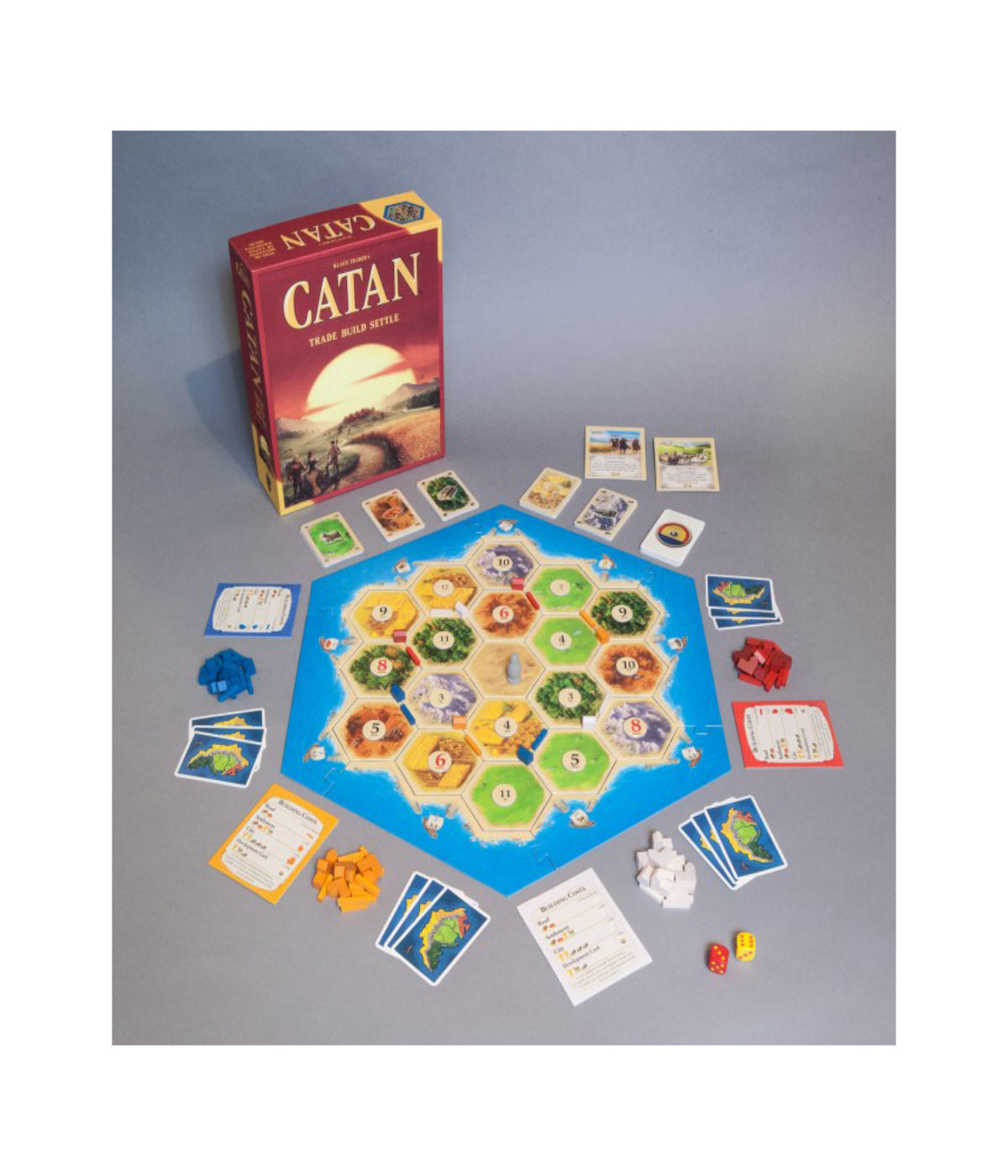  Settlers of Catan Board Game: 5th Edition Multi - Multi - Bonton