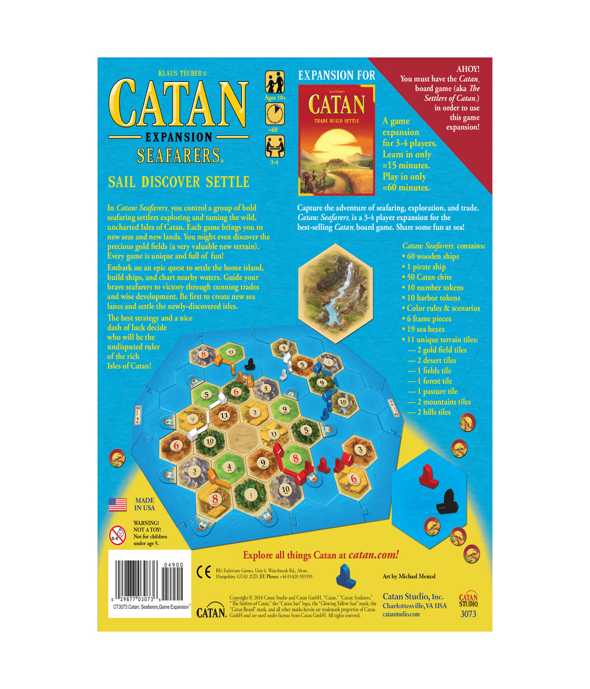  Catan: Seafarers Expansion Multi - Multi - Bonton