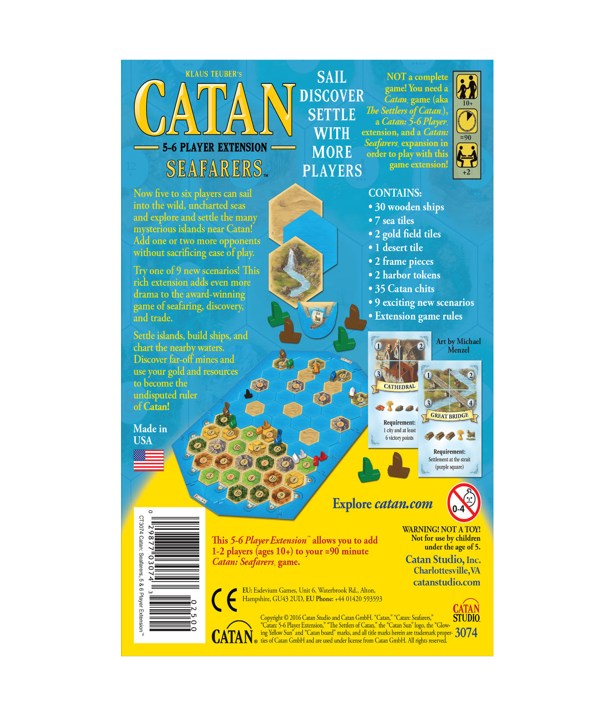  Catan: Seafarers 5-6 Player Extension Multi - Multi - Bonton