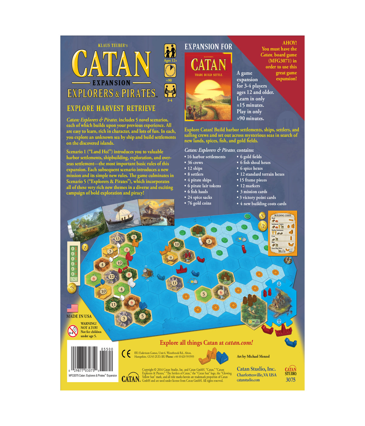  Catan: Explorers & Pirates Expansion Multi - Multi - Bonton