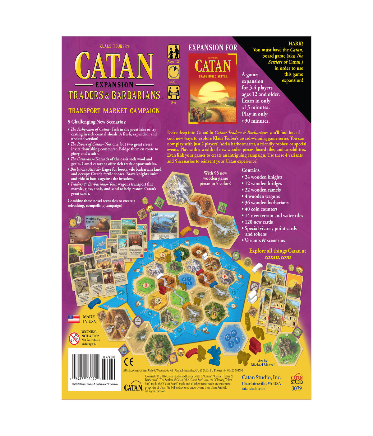  Catan: Traders & Barbarians Expansion Multi - Multi - Bonton